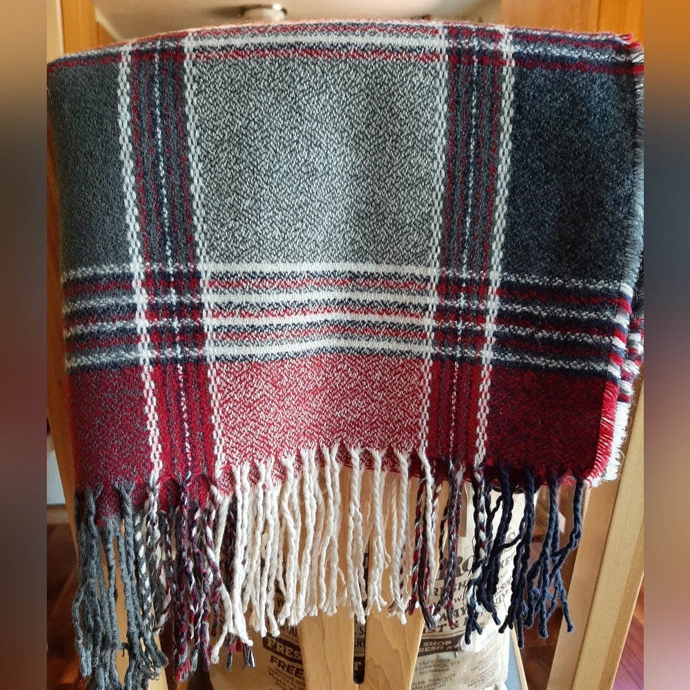 Plaid scarf/wrap